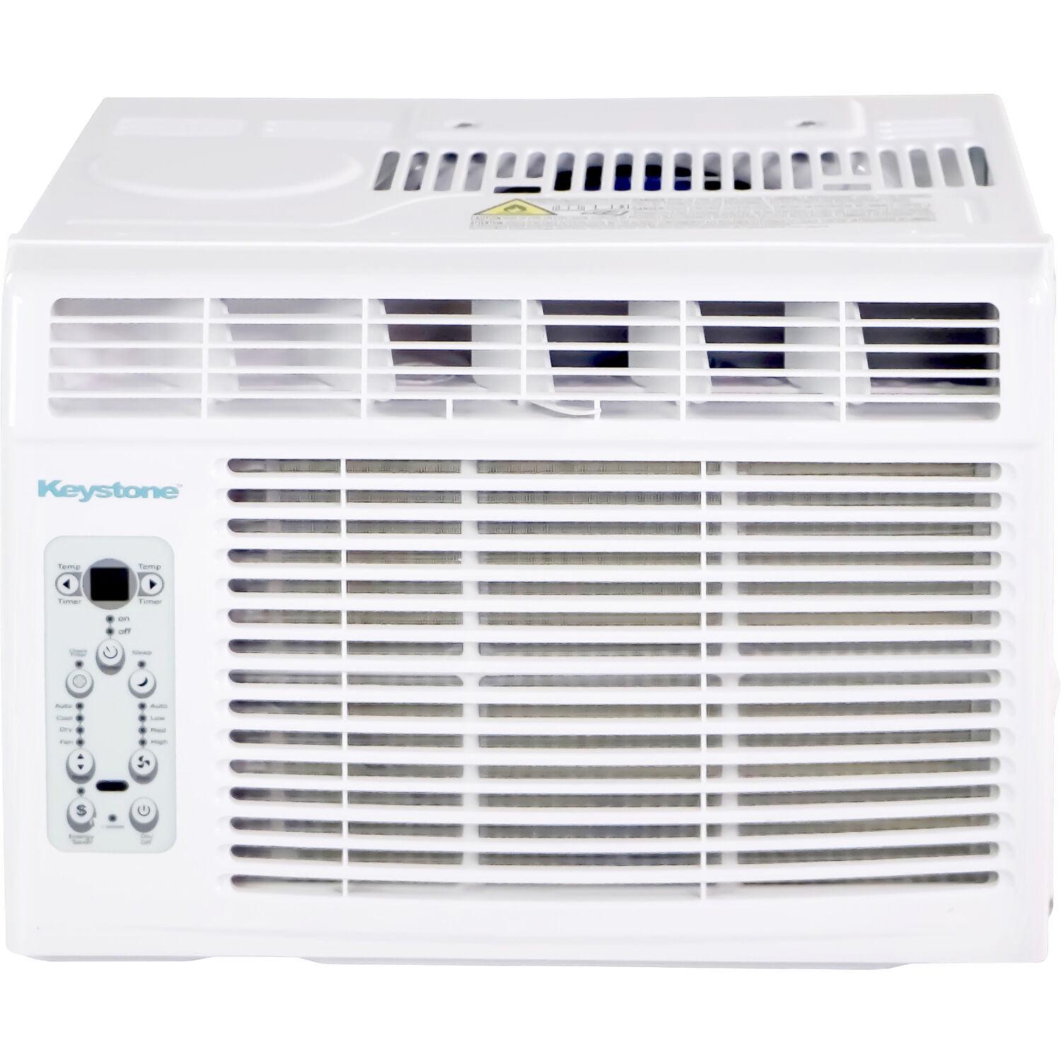 Keystone 12,000 BTU 550 Sq ft. Window-Mount Air Conditioner with remote control, white, KSTAW12CE