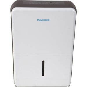 Keystone 22 pt 1,500 sq ft Dehumidifier in White - Energy Efficient, Bucket Full Indicator