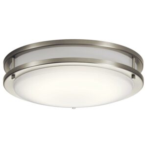10769NILED-Kichler Lighting-Avon - 28.5W 1 LED Flush Mount - with Transitional inspirations - 3.75 inches tall by 14 inches wide-Brushed Nickel Finish