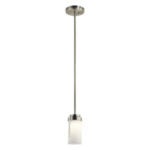11305NILED-Kichler Lighting-8W 1 Led Mini Pendant - With Transitional Inspirations - 9.25 Inches Tall By 4.5 Inches Wide