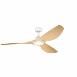 300365MWH-Kichler Lighting-Imari - Ceiling Fan with Light Kit - with Contemporary inspirations - 14.5 inches tall by 65 inches wide-White Finish