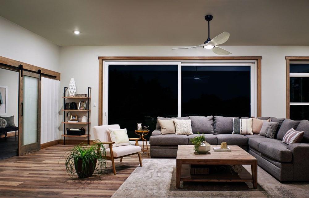 300365MWH-Kichler Lighting-Imari - Ceiling Fan with Light Kit - with Contemporary inspirations - 14.5 inches tall by 65 inches wide-White Finish - Image 5