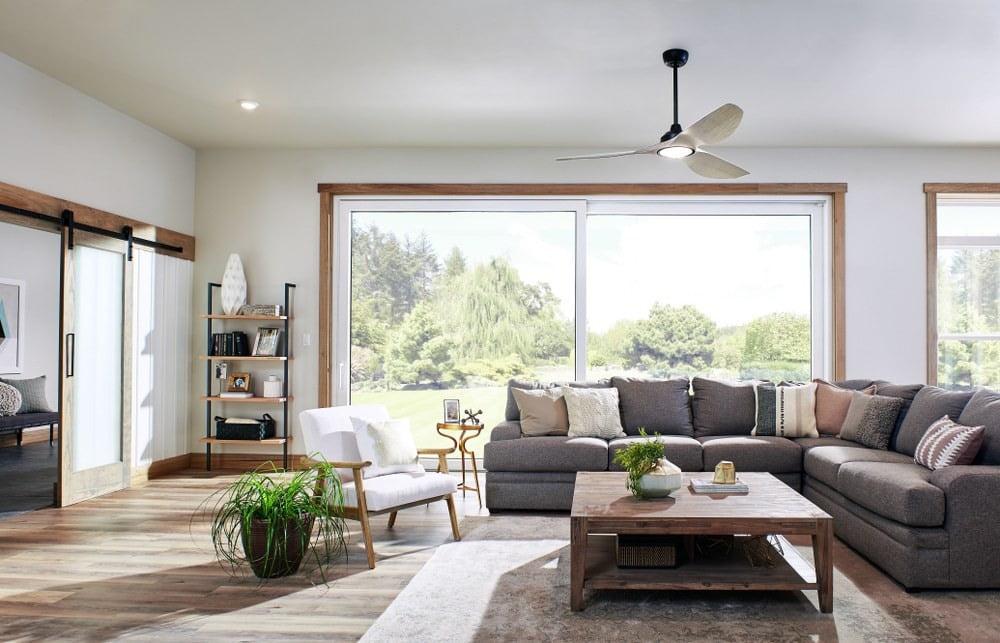 300365MWH-Kichler Lighting-Imari - Ceiling Fan with Light Kit - with Contemporary inspirations - 14.5 inches tall by 65 inches wide-White Finish - Image 6