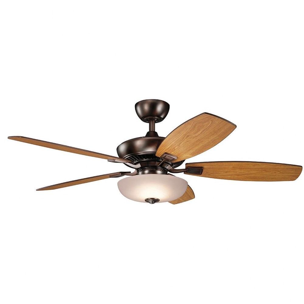 330013MWH-Kichler Lighting-Canfield Pro - Ceiling Fan with Light Kit - with Traditional inspirations - 18.5 inches tall by 52 inches wide-Matte White - Image 6