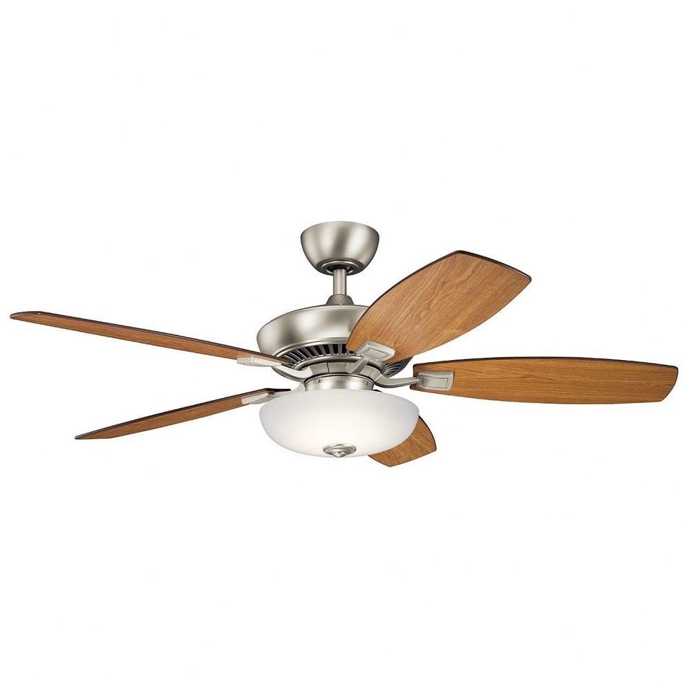 330013MWH-Kichler Lighting-Canfield Pro - Ceiling Fan with Light Kit - with Traditional inspirations - 18.5 inches tall by 52 inches wide-Matte White - Image 4