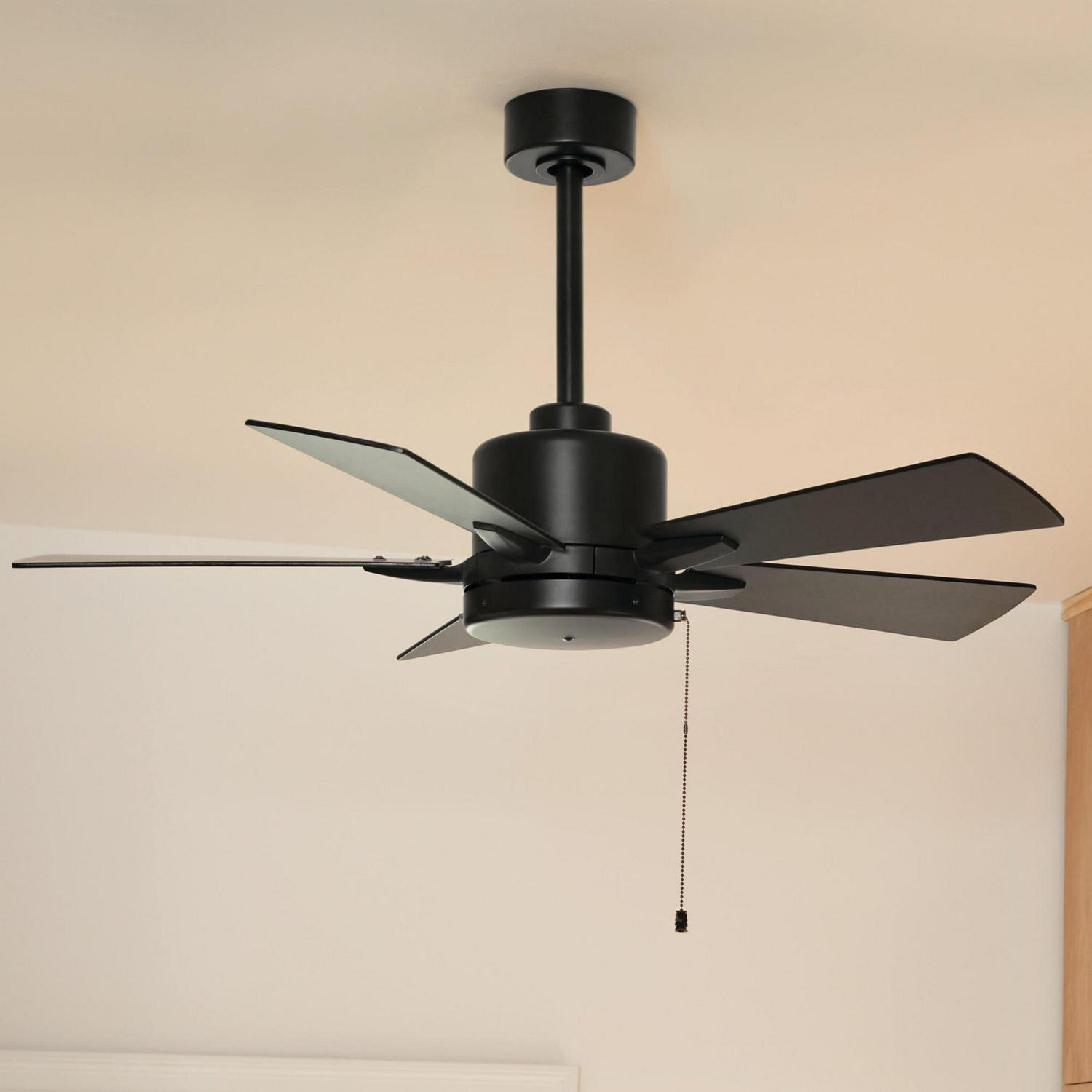 330241SBK-Kichler Lighting-Lucian II - Ceiling Fan - with Transitional inspirations - 13.5 inches tall by 42 inches wide-Satin Black Finish - Image 5