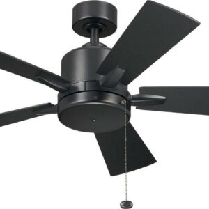 330241SBK-Kichler Lighting-Lucian II - Ceiling Fan - with Transitional inspirations - 13.5 inches tall by 42 inches wide-Satin Black Finish