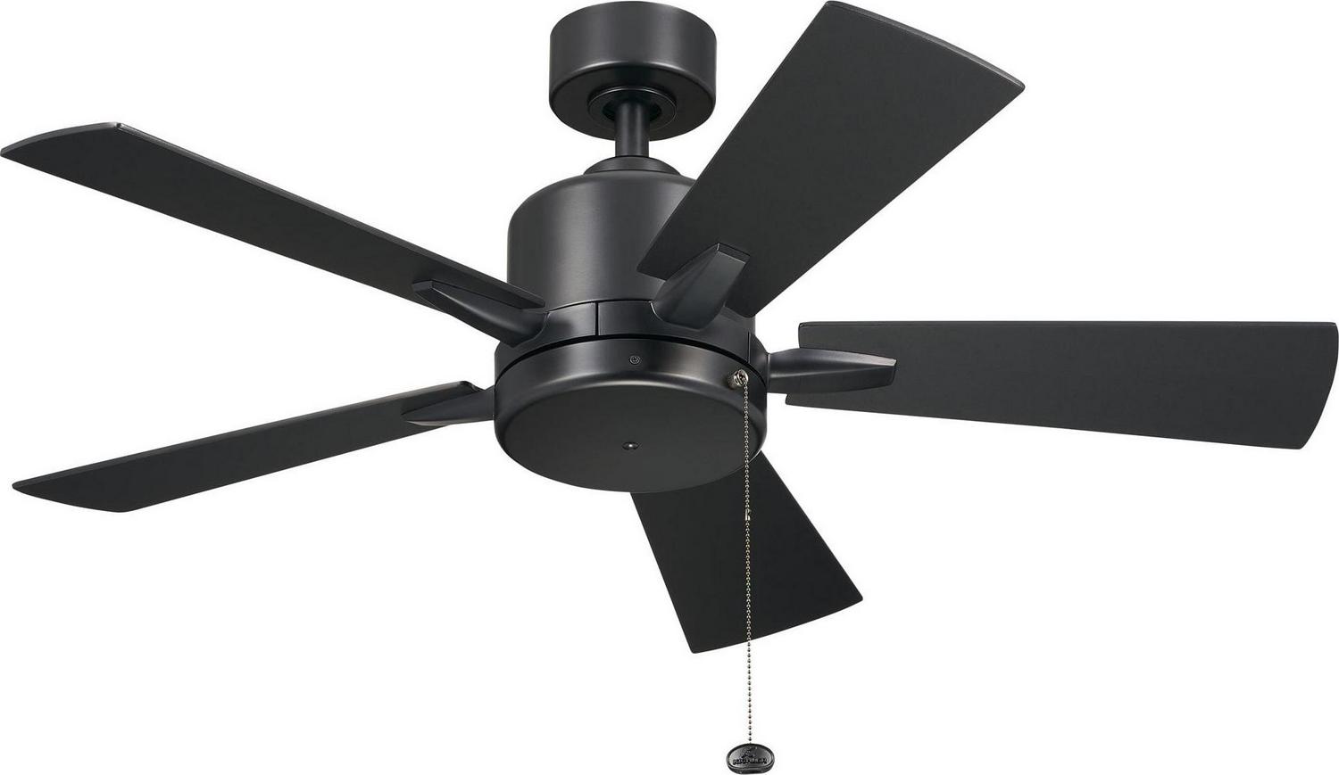 330241SBK-Kichler Lighting-Lucian II - Ceiling Fan - with Transitional inspirations - 13.5 inches tall by 42 inches wide-Satin Black Finish