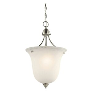 42882NI Kichler Lighting Nicholson - 1 light Foyer - with Transitional inspirations - 21.75 inches tall by 13 inches wide-Brushed Nickel Finish