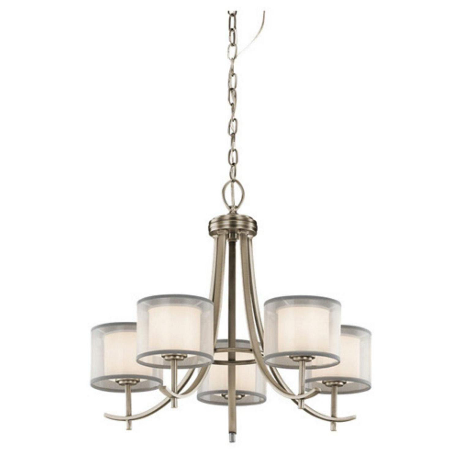 Kichler 43149MIZ Tallie 24" 5 Light Chandelier in Mission Bronze