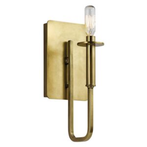 Kichler Canada 45294NB Alden 11.5" One Light Wall Sconce in Natural Brass