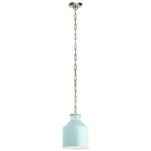 44306LBL Kichler Lighting Rustic inspirations - 12 inches tall by 8.5 inches wide-Light Blue Finish -Traditional Installation