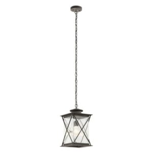 Rustic Inspirations 16.75 Inches Tall By 9.5 Inches Wide-Weathered Zinc Finish-Incandescent Lamping Type Kichler Lighting 49747Wzc