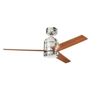 Arkwright Ceiling Fan in Polished Nickel Finish