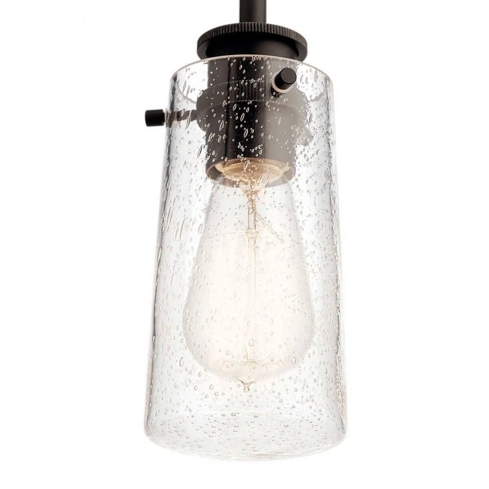 43060CLP-Kichler Lighting-Braelyn - 1 Light Mini-Pendant - with Vintage Industrial inspirations - 8.5 inches tall by 3.75 inches wide-Classic Pewter - Image 5