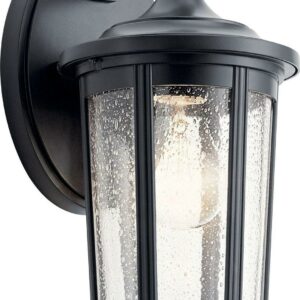 Kichler Fairfield 11" High Black Outdoor Wall Light