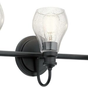 Kichler Lacey 1 Light Wall Sconce Black