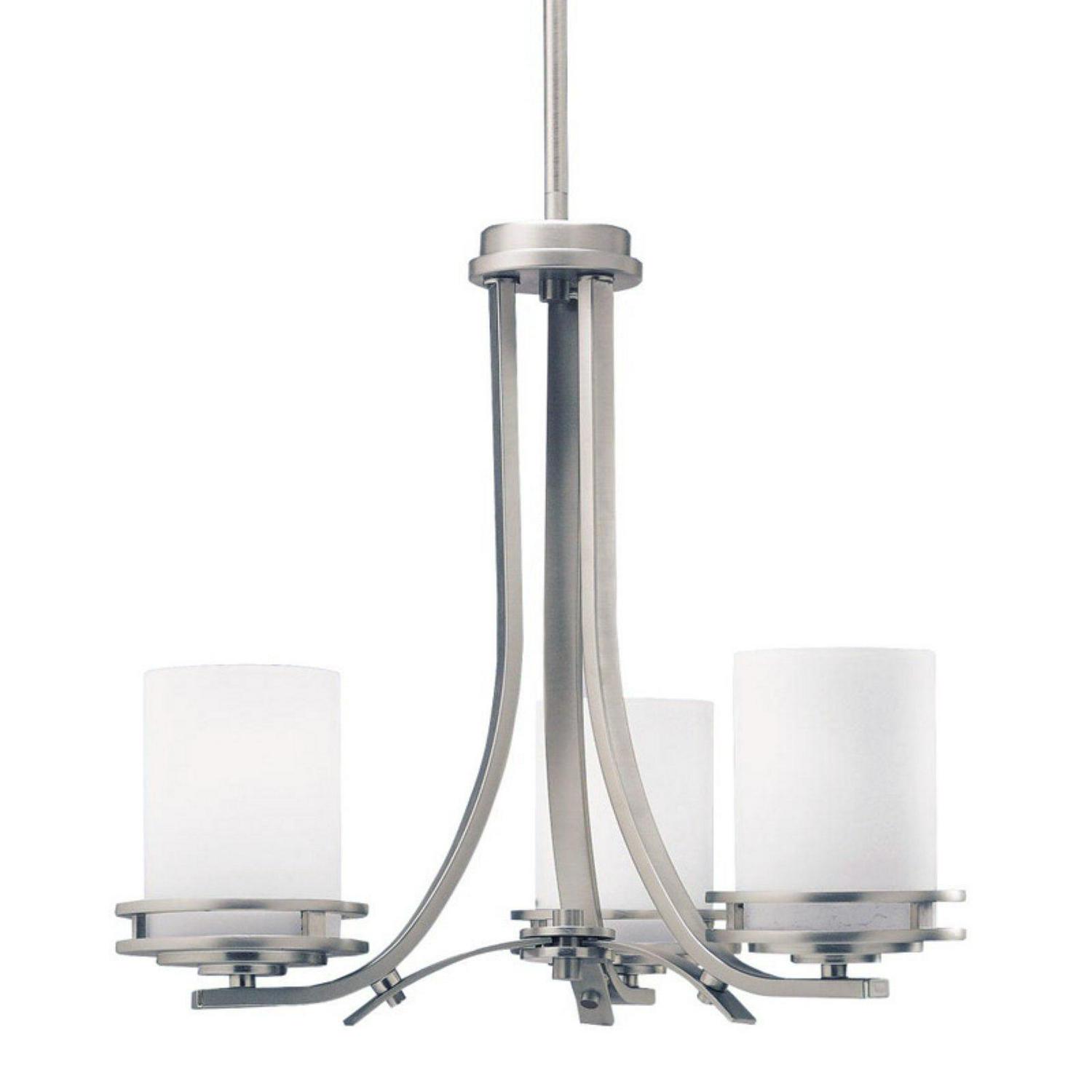 1671OZ Kichler Lighting Hendrik - 3 light Chandelier - with Soft Contemporary inspirations - 16.75 inches tall by 19 inches wide-Olde Bronze Finish - Image 2