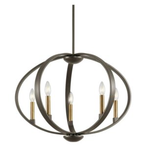 Kichler Lighting - Five Light Pendant - Chandelier Round Pendant - Elata - 5