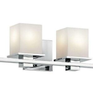 45152CH Kichler Lighting Tully - 4 Light Transitional Bath Vanity Approved for Damp Locations - with Soft Contemporary inspirations - 6.5 inches tall