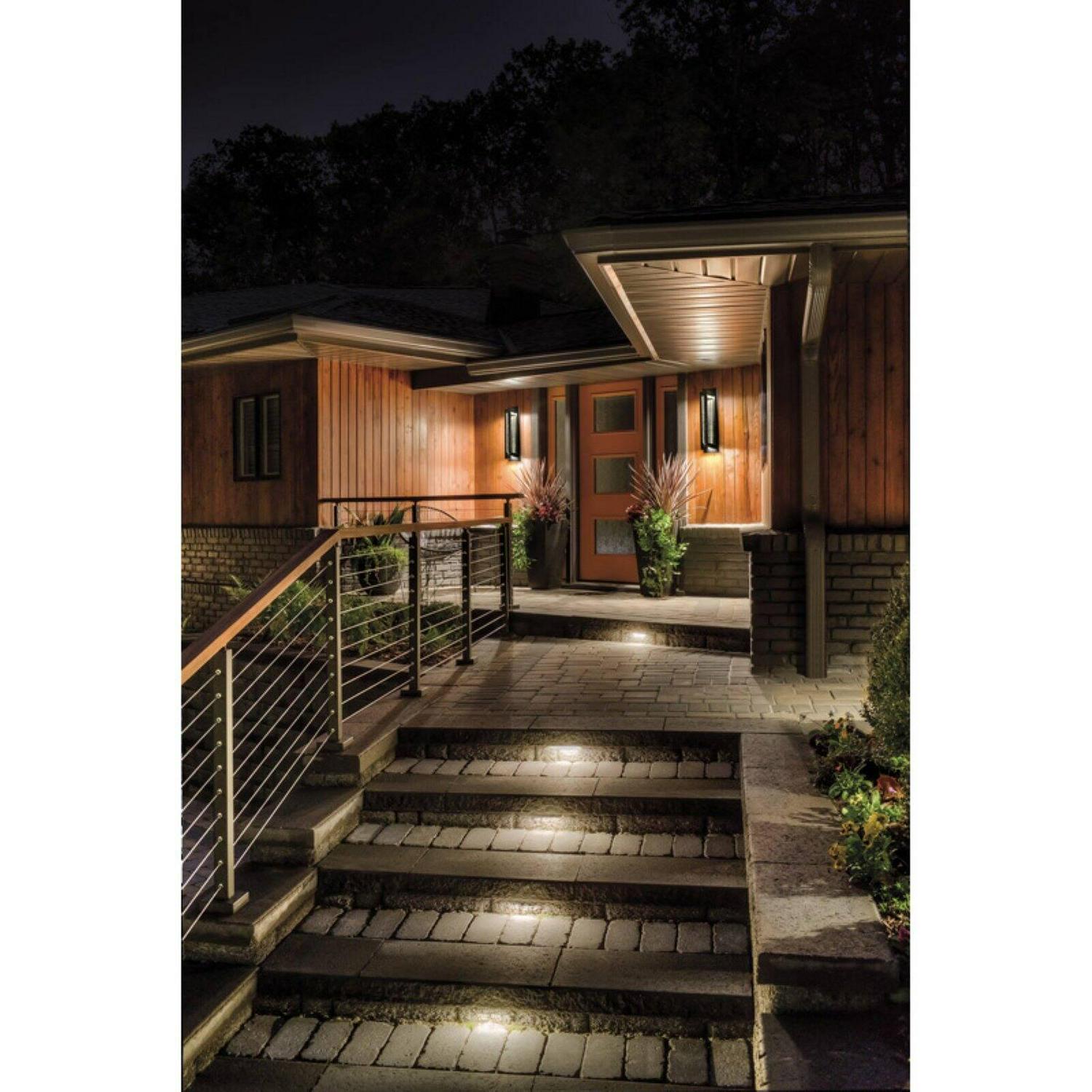 49945OZLED-Kichler Lighting-River Path - 7.5W 1 LED Medium Outdoor Wall Lantern - 5.5 inches wide-Olde Bronze Finish - Image 5