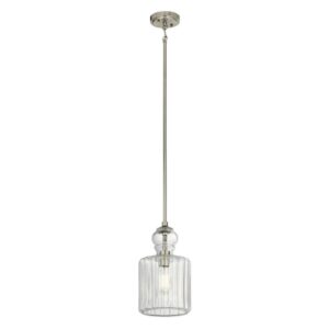 43954NI Kichler Lighting Riviera - 1 light Pendant - 7.75 inches wide-Brushed Nickel Finish -Traditional Installation