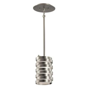 43304NI Kichler Lighting Roswell - 1 Light Mini-Pendant - 5.25 inches wide-Brushed Nickel Finish -Traditional Installation