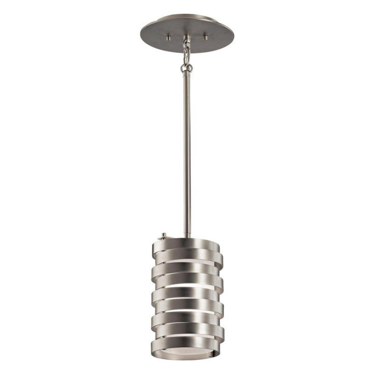 43304NI Kichler Lighting Roswell - 1 Light Mini-Pendant - 5.25 inches wide-Brushed Nickel Finish -Traditional Installation
