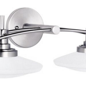 Kichler Structures 22" Wide Modern Nickel Bathroom Light Fixture