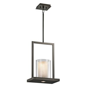 1 Light Pendant 18 Inches Tall By 7.75 Inches Wide-Olde Bronze Finish -Traditional Installation Kichler Lighting 42549Oz