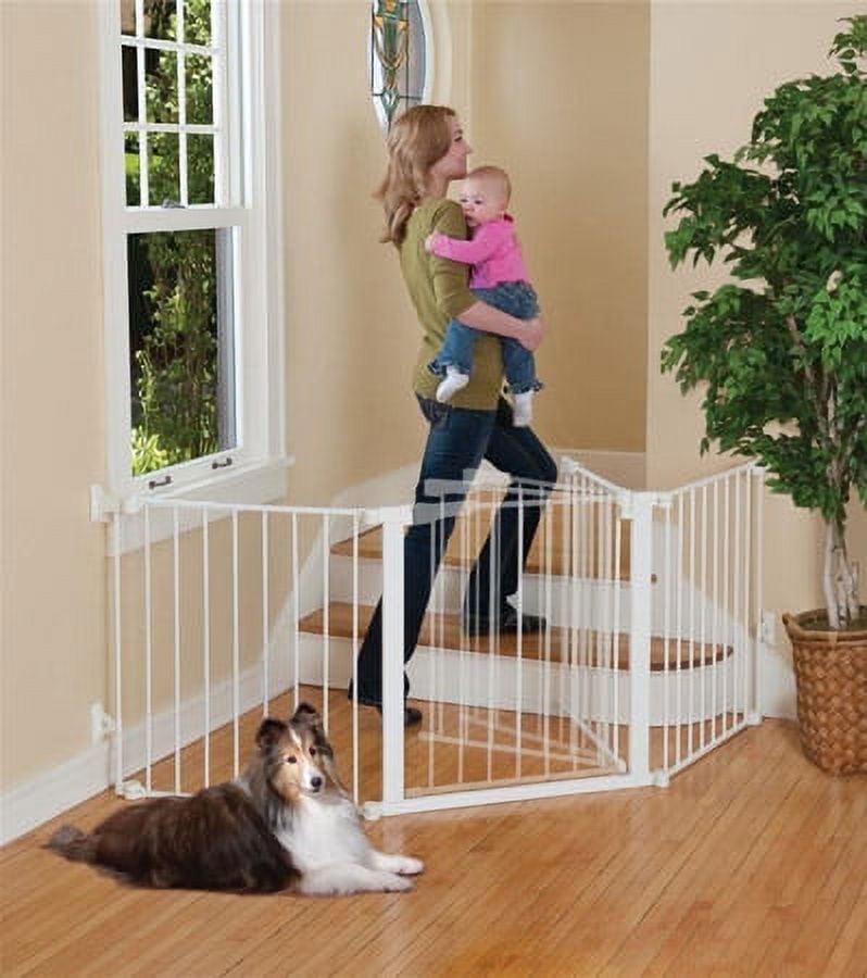 KidCo Custom Fit Auto Closing ConfigureGate Baby Gate w/ 30 in. Door, White, Child Safety - Image 2