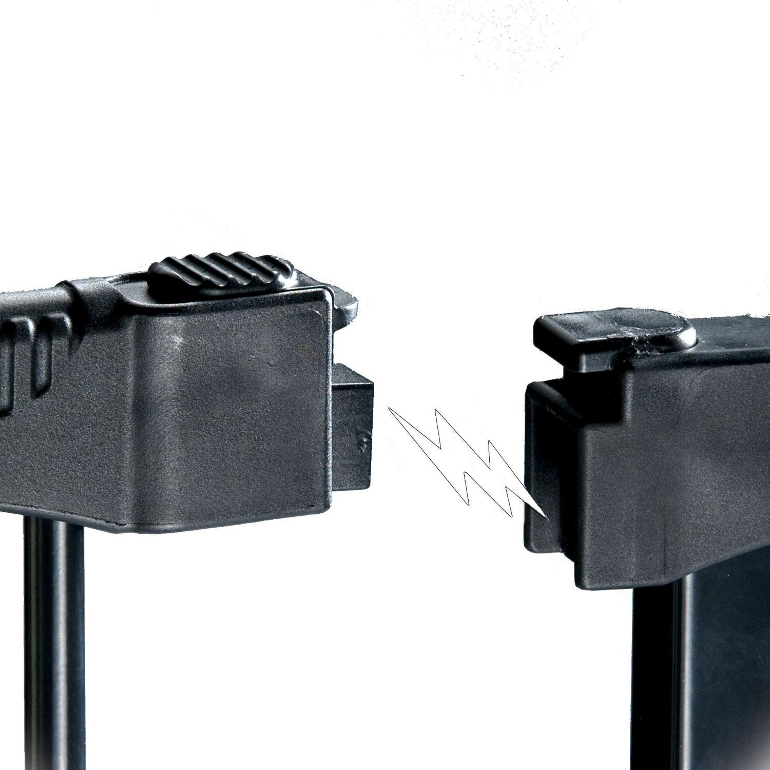 KidCo Custom Fit Auto Closing ConfigureGate Baby Gate w/ 30 In Door, Black - Image 6