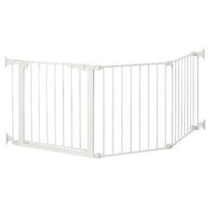 KidCo Custom Fit Auto Closing ConfigureGate Baby Gate w/ 30 in. Door, White, Child Safety