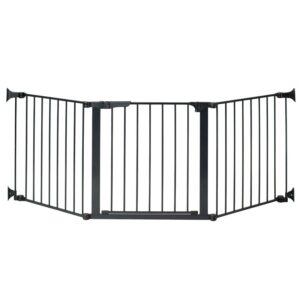 KidCo Custom Fit Auto Closing ConfigureGate Baby Gate w/ 30 In Door, Black