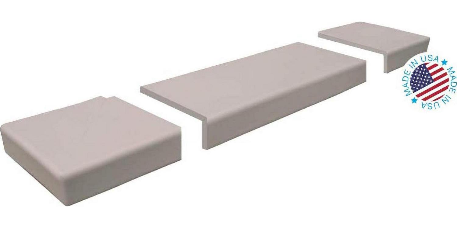 KidKusion Foam Rubber Soft Seat Hearth Guard for Fireplace Hearth, 1 CT, 9.83 ft, Taupe, Toddler - Image 2