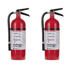 Kidde Pro 210 Fire Extinguisher, 4lb, 2-A, 10-B:C, 2 Pack