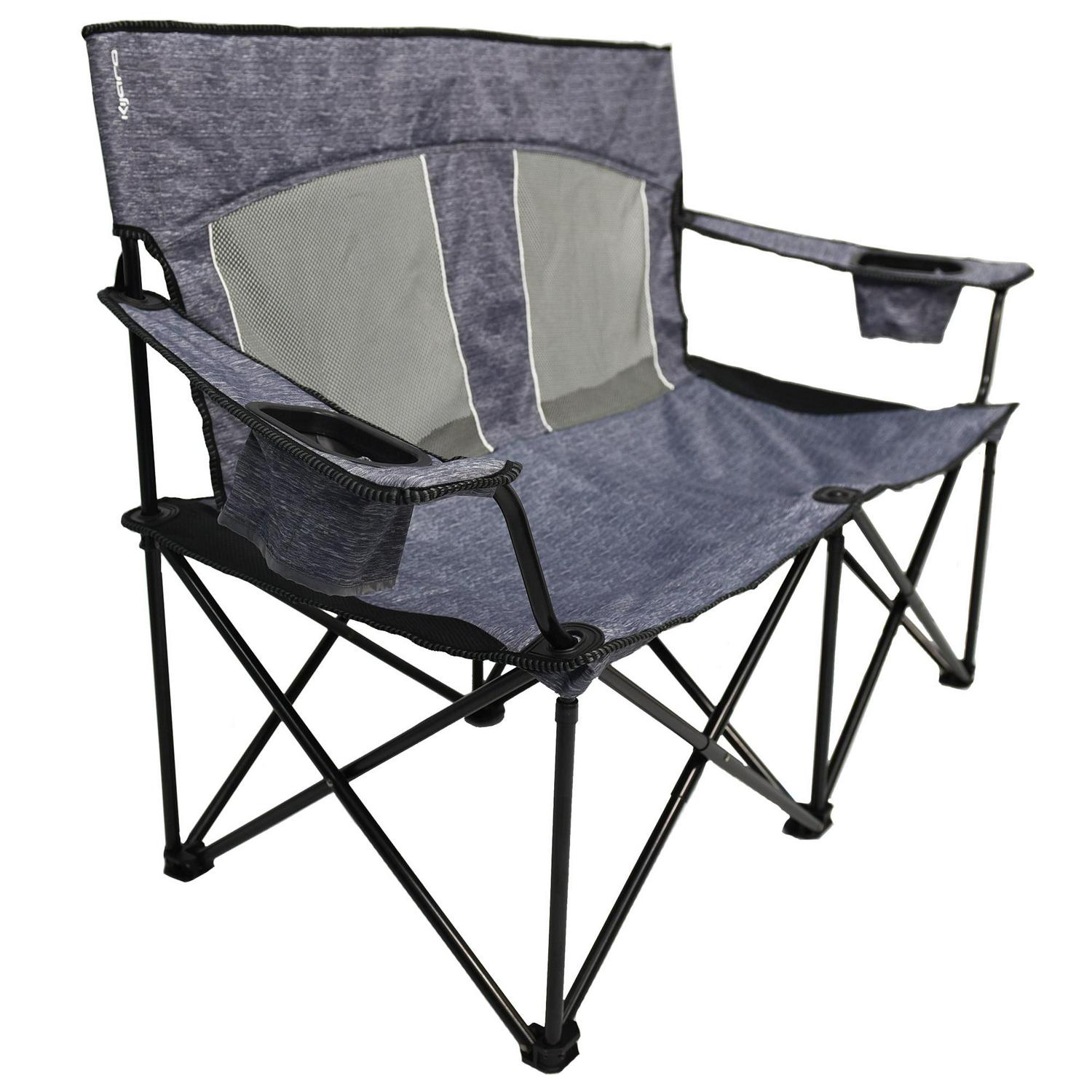 Kijaro Camping Duo Chair, Gray - Image 2