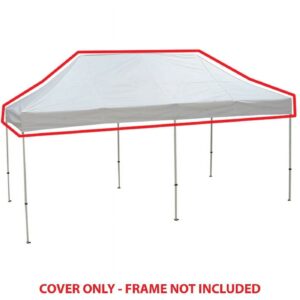 King Canopy Universal 10X20 Instant Pop Up Tent WHITE Cover 500D Polyester
