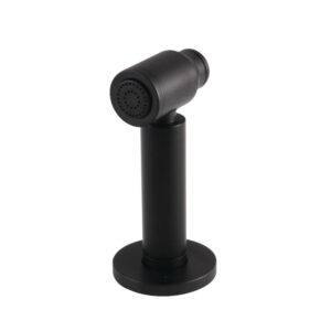 Kingston Brass CCRP61K0 Brass Kitchen Faucet Side Sprayer in Matte Black