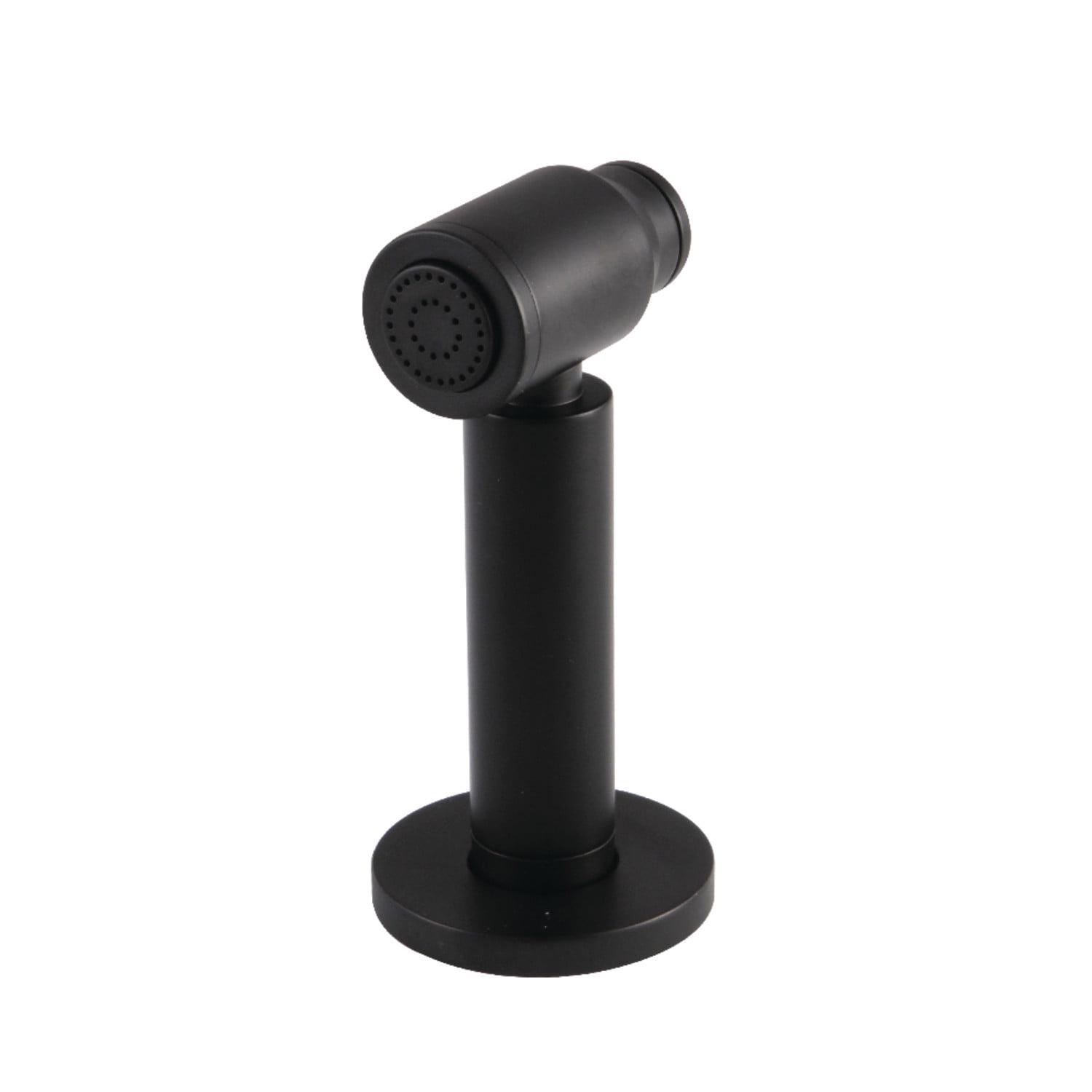 Kingston Brass CCRP61K0 Brass Kitchen Faucet Side Sprayer in Matte Black