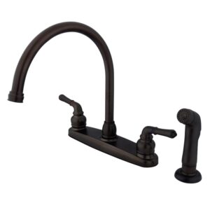 Kingston Brass FB795SP 8-inch Centerset Kitchen Faucet, Oil Rubbed Bronze
