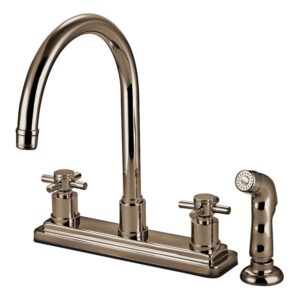 Kingston Brass KS8798DX Concord Centerset Kitchen Faucet, Brushed Nickel