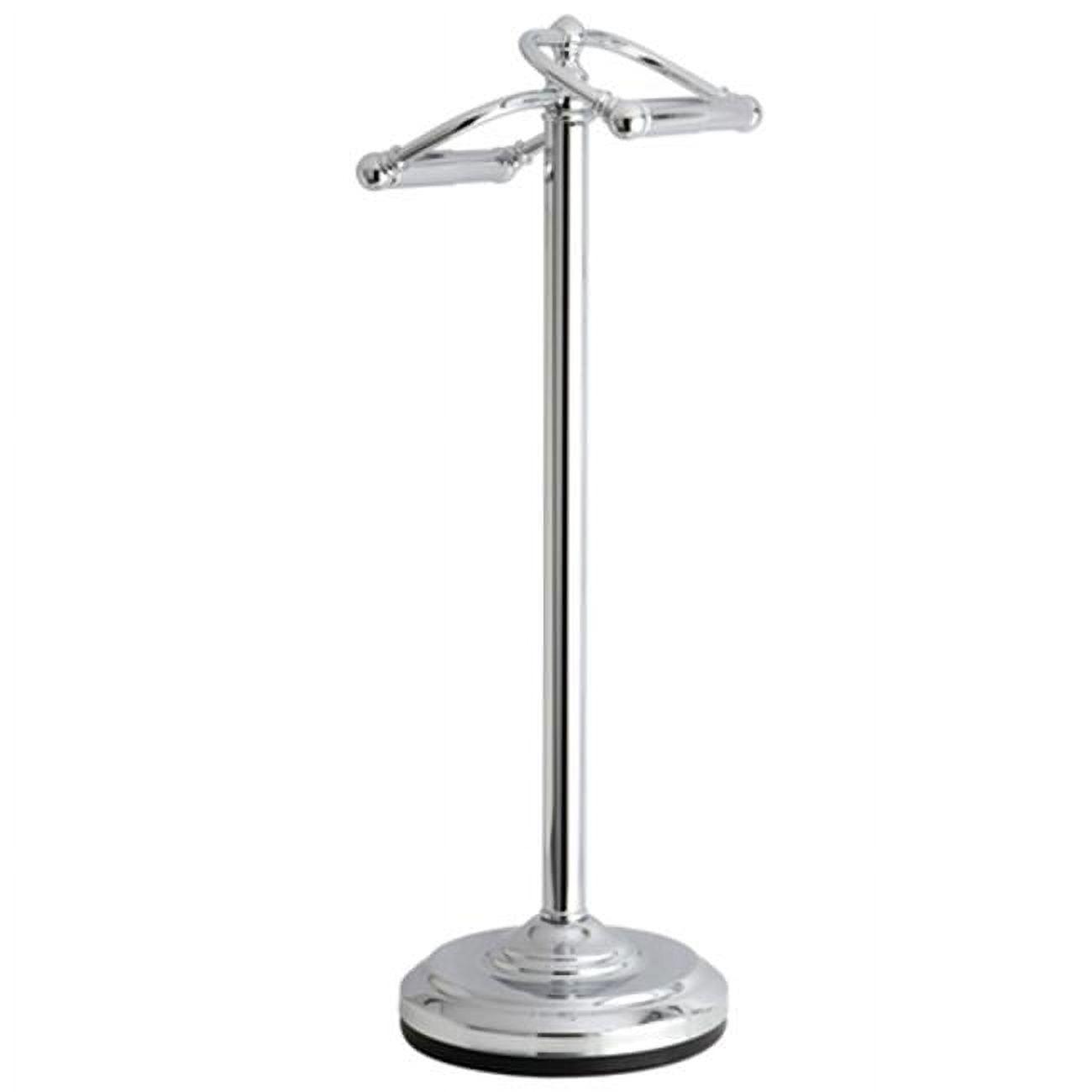 Kingston Brass CC2201 Vintage Freestanding Toilet Paper Stand, Polished Chrome