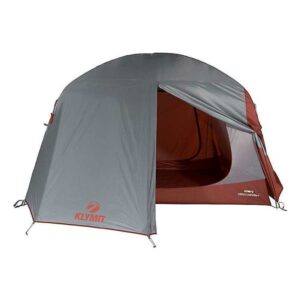 Klymit Cross Canyon 4-Person Camping Dome Tent, 3-Season Lightweight Family Shelter