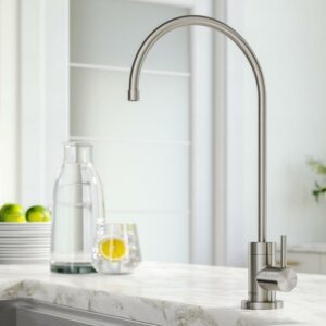 Purita 100% Lead-Free Kitchen Water Filter Faucet in Spot Free Stainless Steel