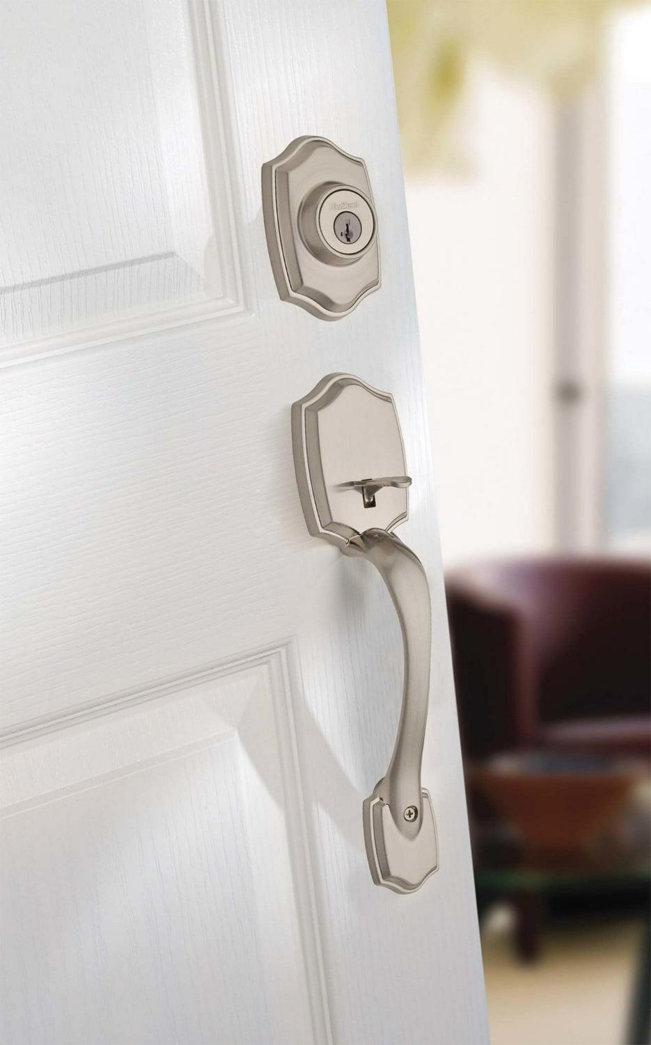 Kwikset 699BWLIP-11P Belleview Handleset in Venetian Bronze - Image 3