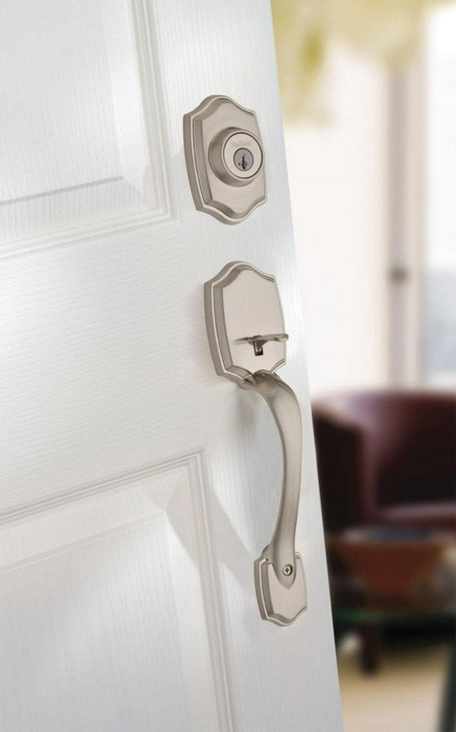 Kwikset 699BWLIP-11P Belleview Handleset in Venetian Bronze - Image 4