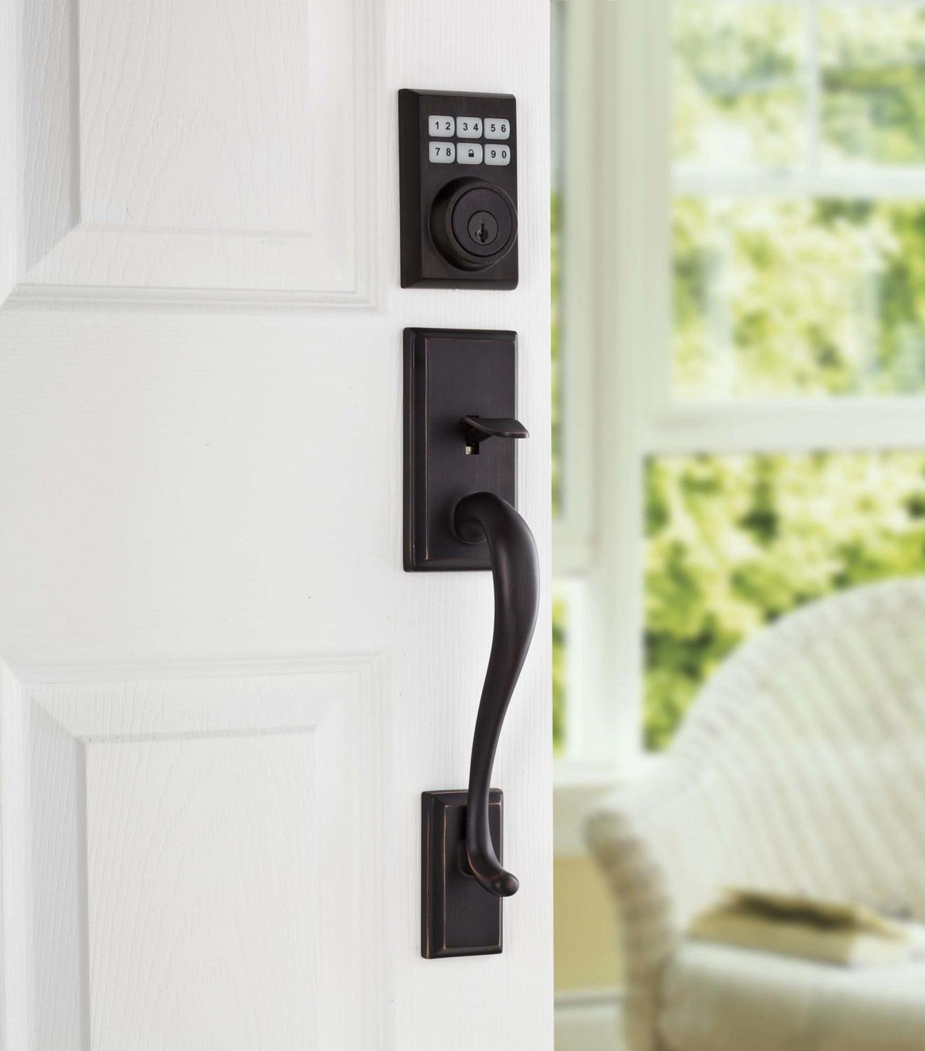 Kwikset 802HELIP-514 Hawthorne Handleset in Iron Black - Image 5