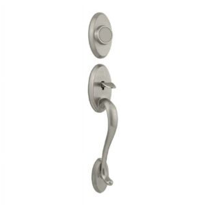Kwikset 802SELIP-15 Shelburne Handleset in Satin Nickel