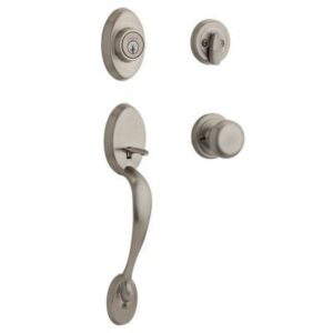 Kwikset Chelsea Sgl Cyl Handleset w/Juno Knob in SN